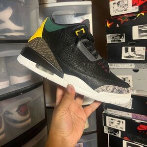 Air Jordan retro 3 animal instinct 2.0 size 9.5 used